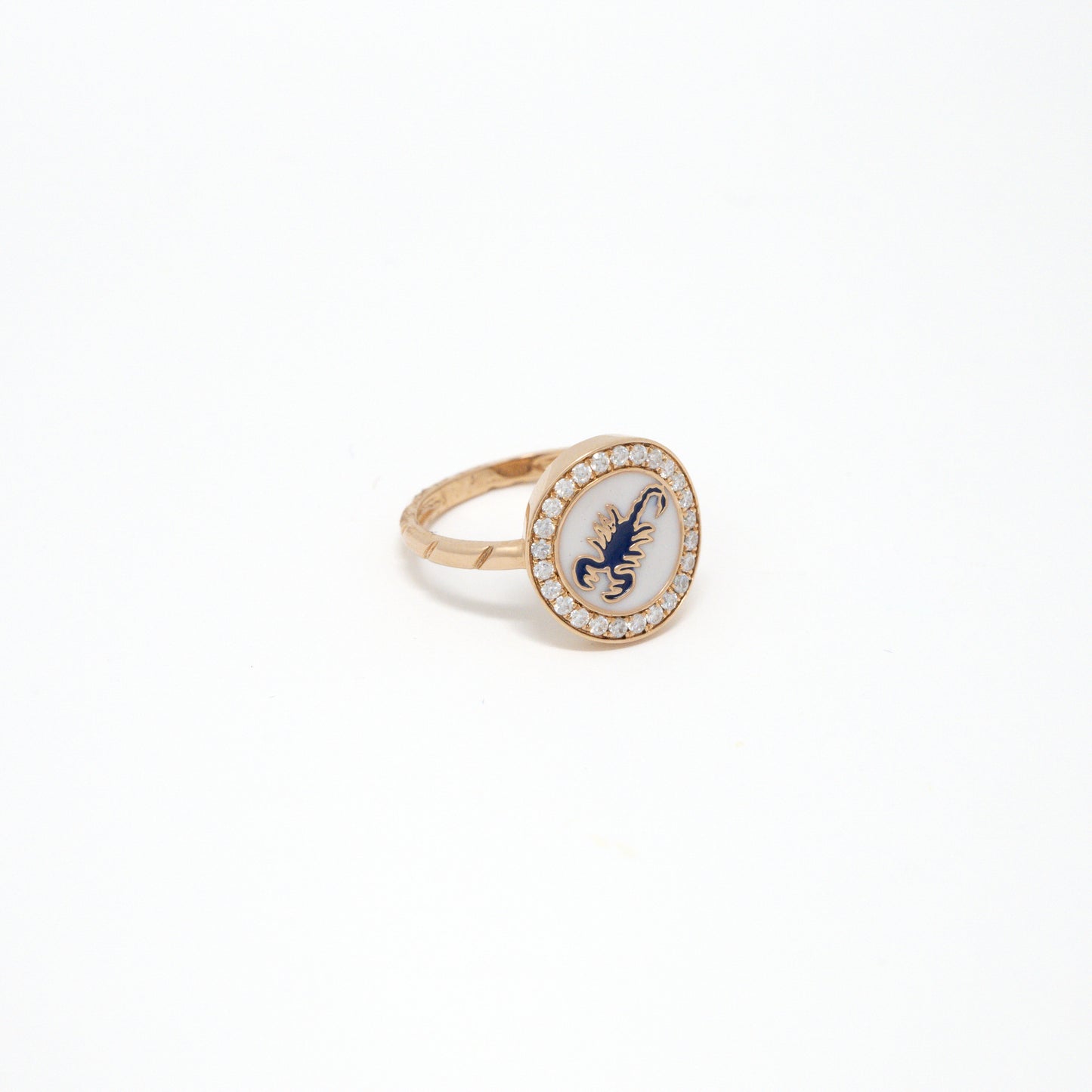 MINA MOISSANITE RING 18K 0024-MO.1900