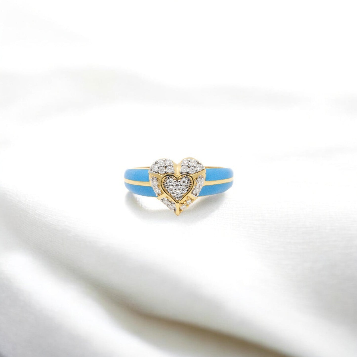 MINA MOSSONITE RING 18K 0030-MO.2100