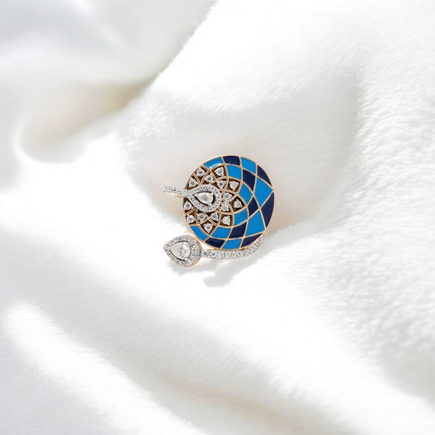 MINA MOSSONITE RING 18K 0042-MO.4500