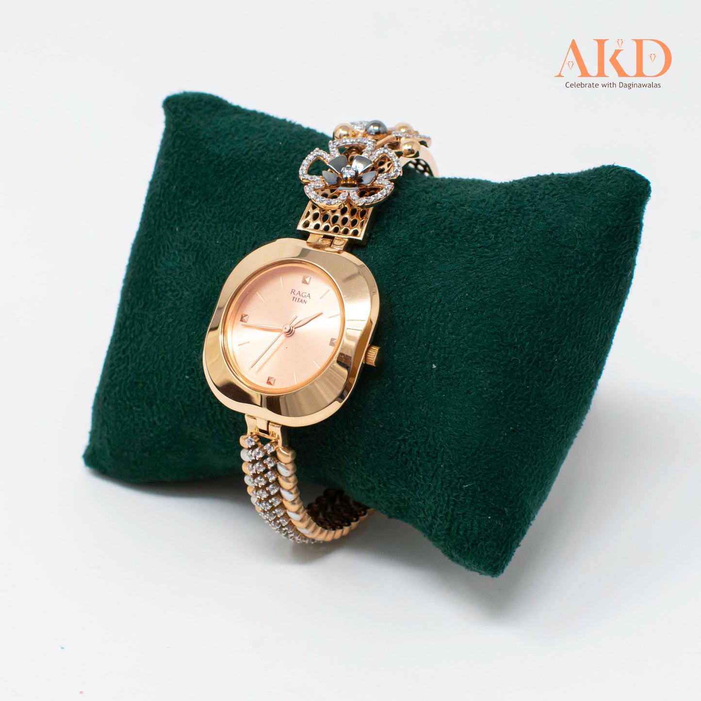 18K Watches with Cubic Zirconia