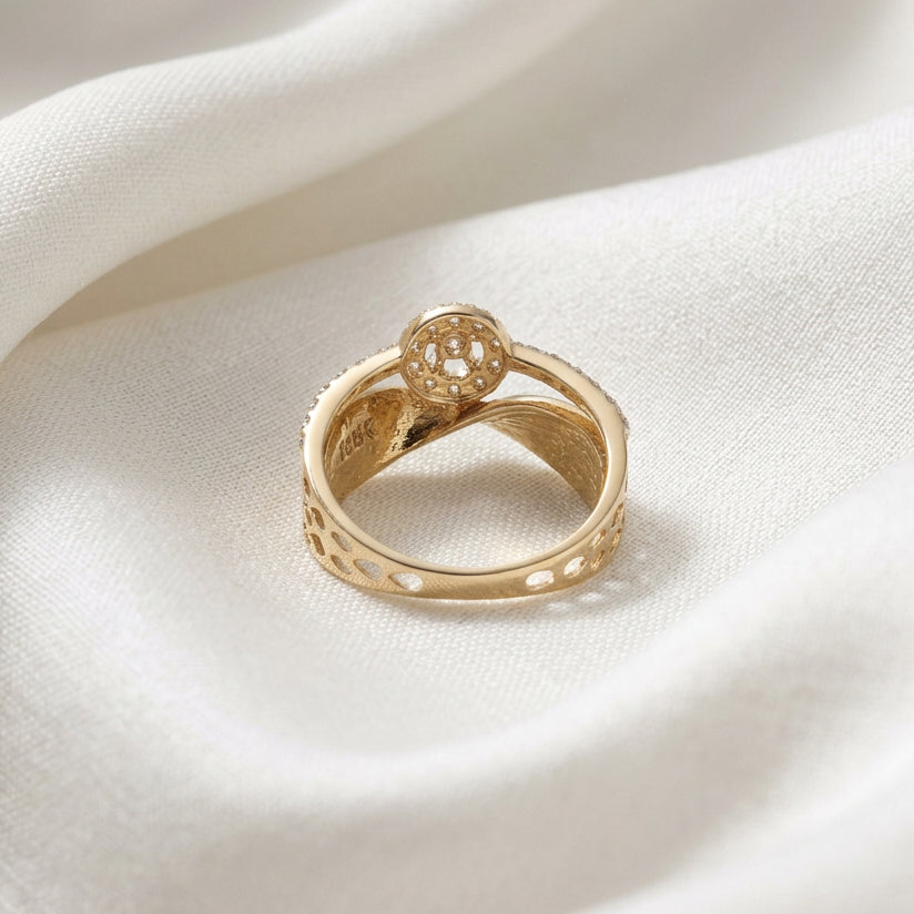 Mina CZ Enamel Ring
