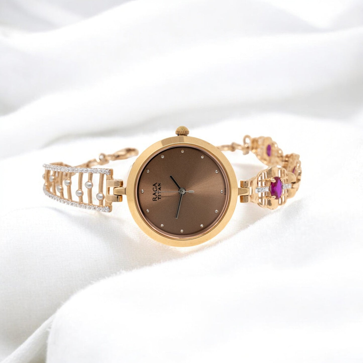STUDDED WATCH 18K
