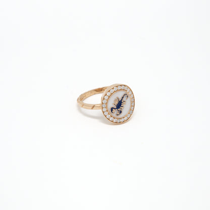 MINA MOISSANITE RING 18K 0024-MO.1900
