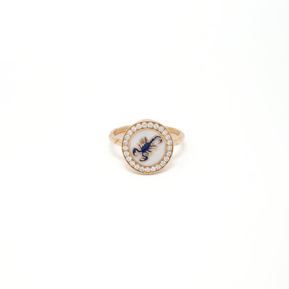 MINA MOISSANITE RING 18K 0024-MO.1900