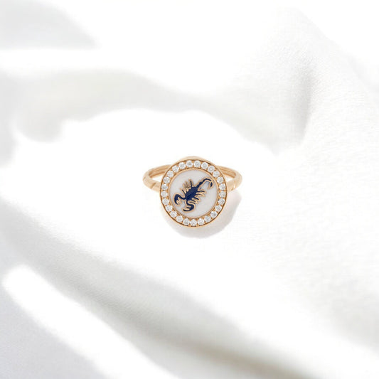 MINA MOSSONITE RING 18K 0024-MO.1900