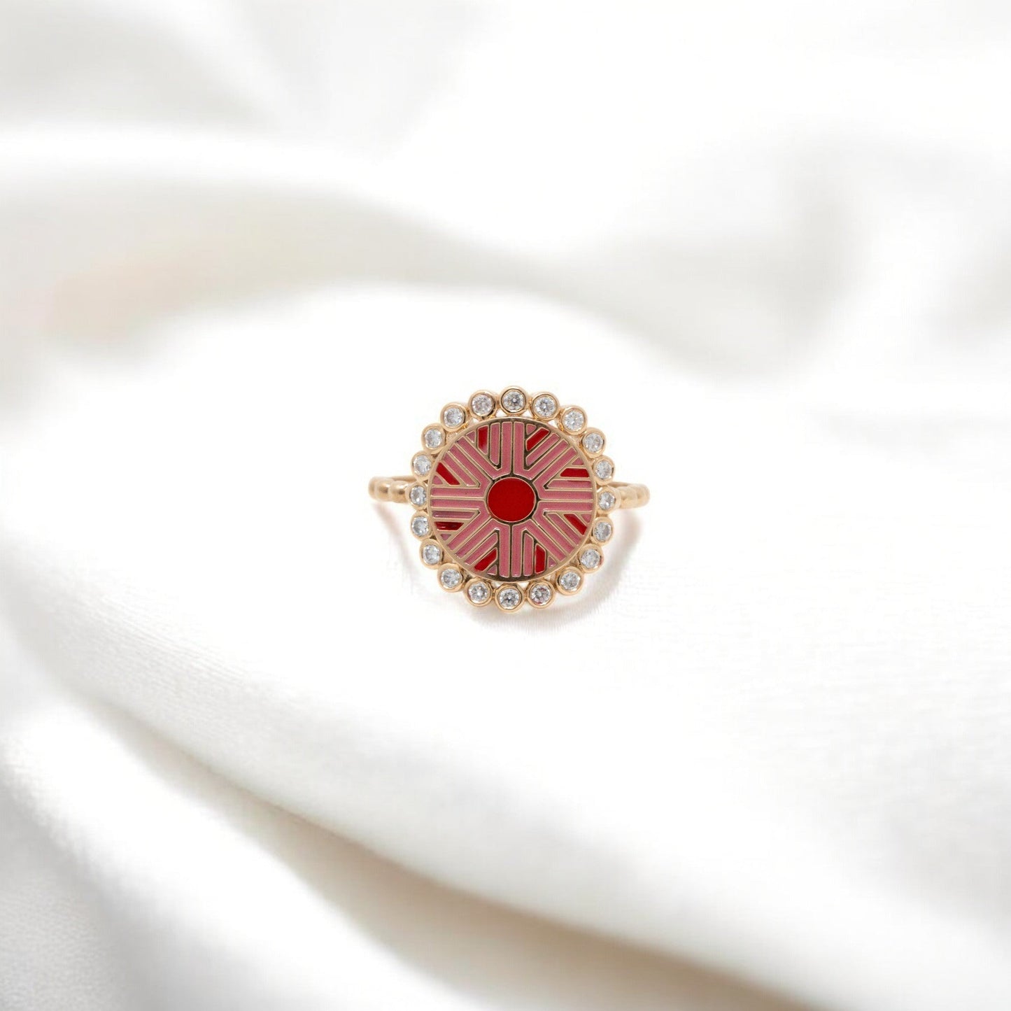 MINA MOSSONITE RING 18K 0025-MO.2400