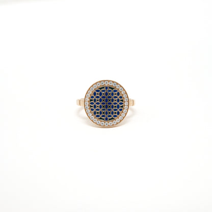 MINA MOISSANITE RING 18K 0027-MO.2150