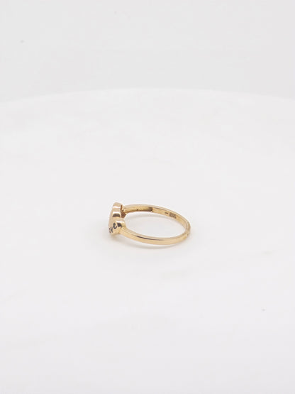 CZ RING 18K 0112-MO.500