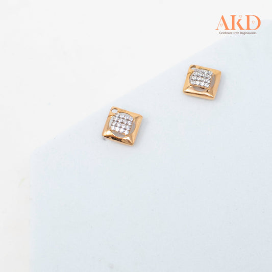 Tops:-Studded gemstone 18k gold