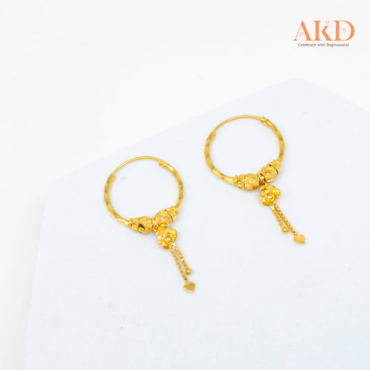 Bali :-  Plain gold 91.6 22k