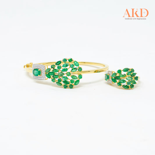 Bracelet- Studded Gemstone 18K Gold