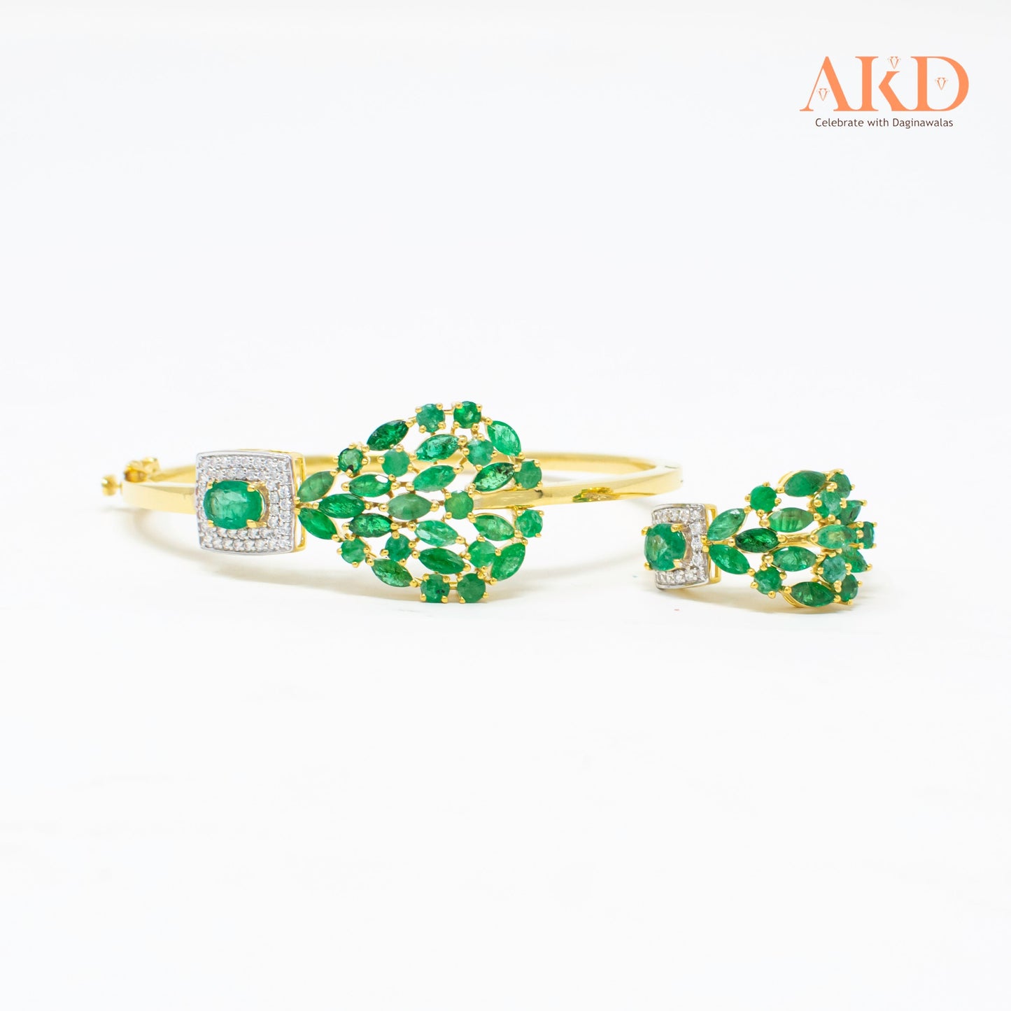 Bracelet- Studded Gemstone 18K Gold