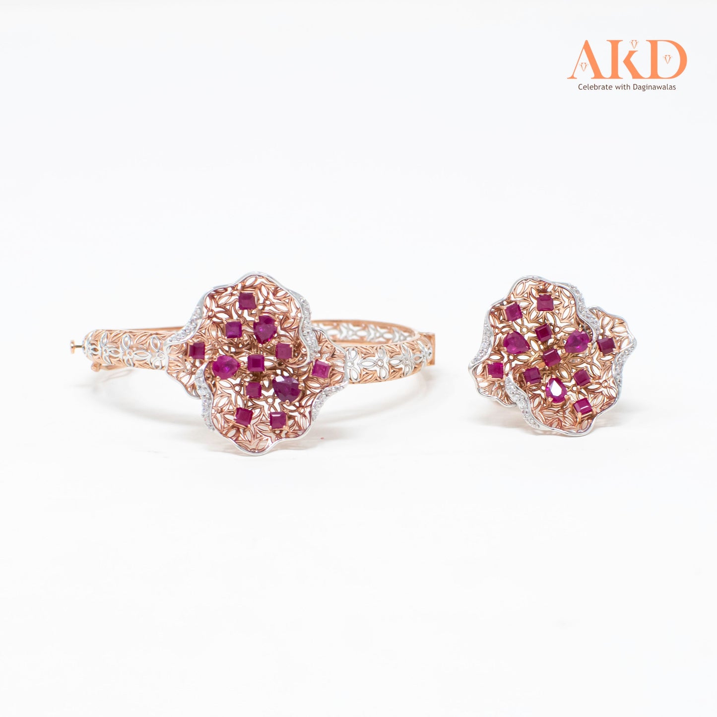 Bracelet- Studded Gemstone 18K Gold