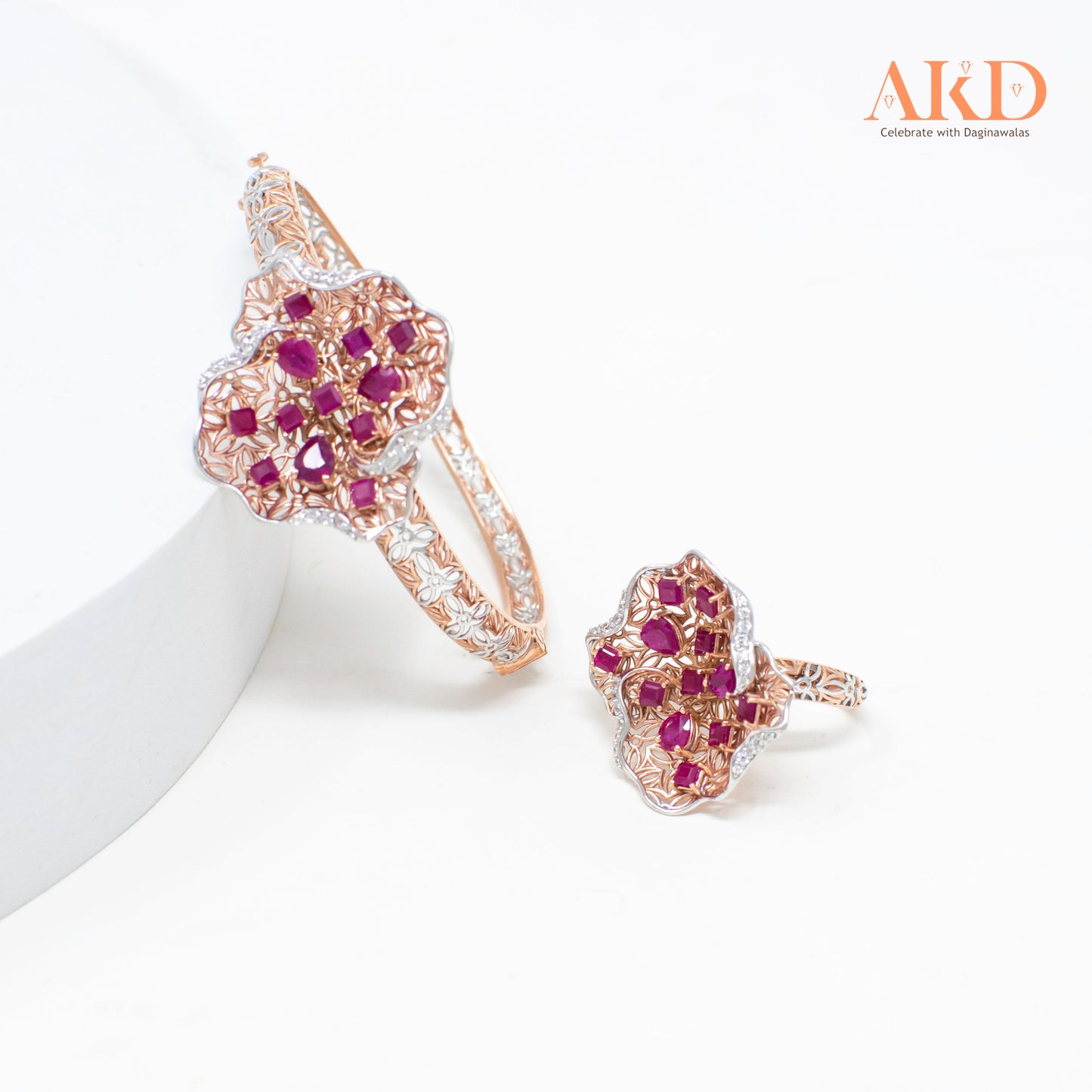 Bracelet- Studded Gemstone 18K Gold