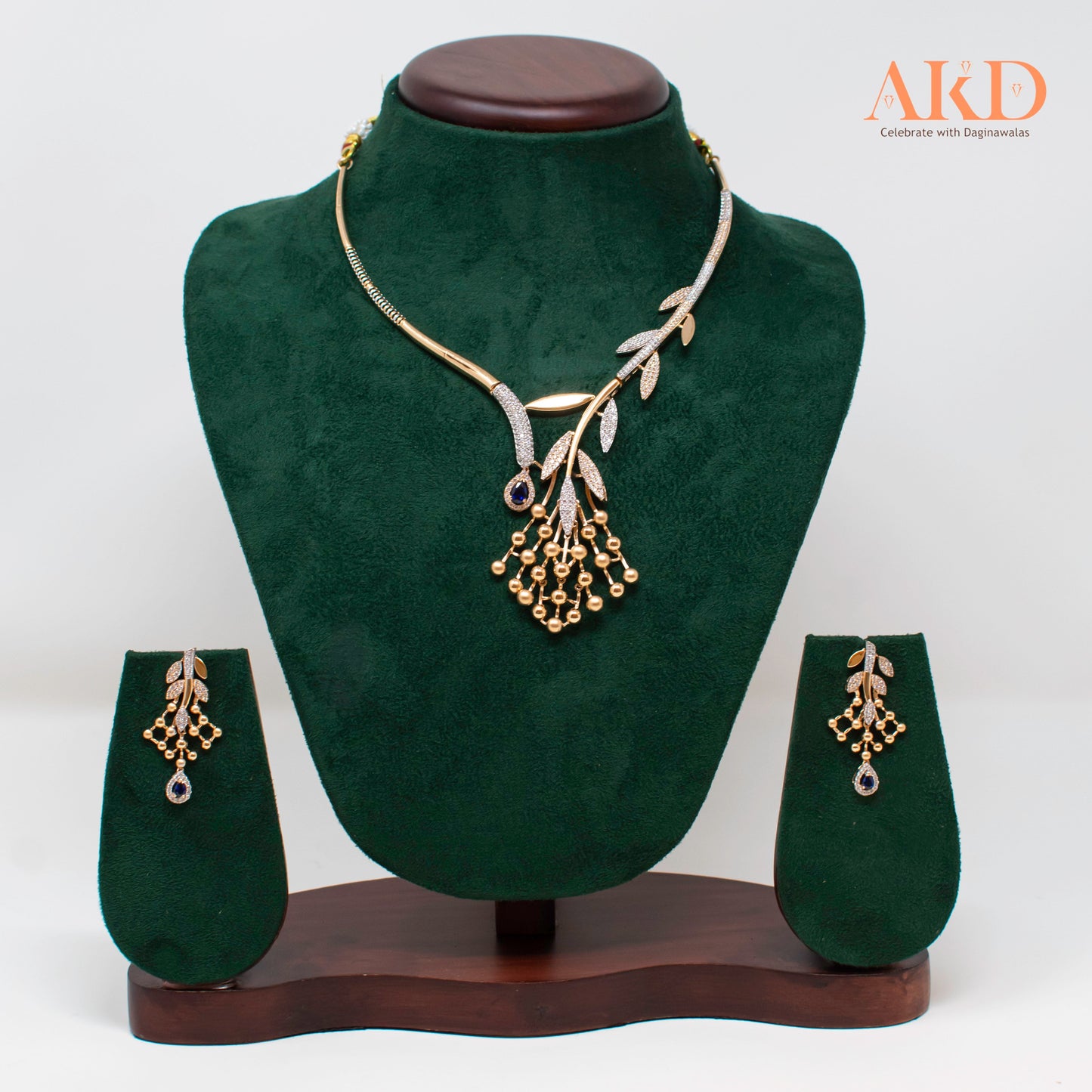 Halfsets- Cubic Zirconia 18K Gold