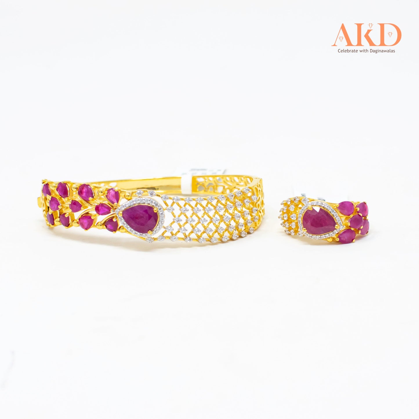 Bracelet- Studded Gemstone 18K Gold