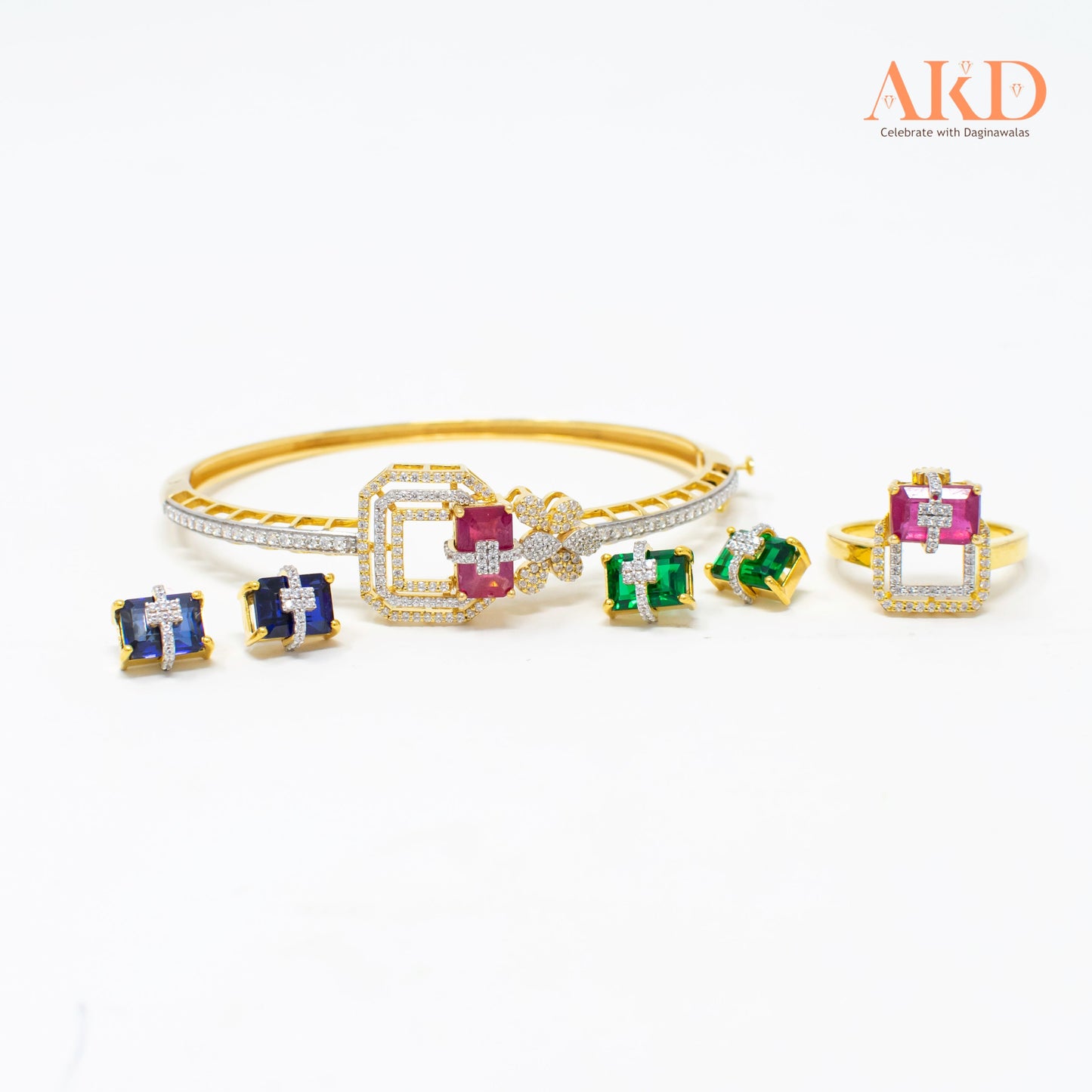 Bracelet- Cubic Zirconia 18K Gold