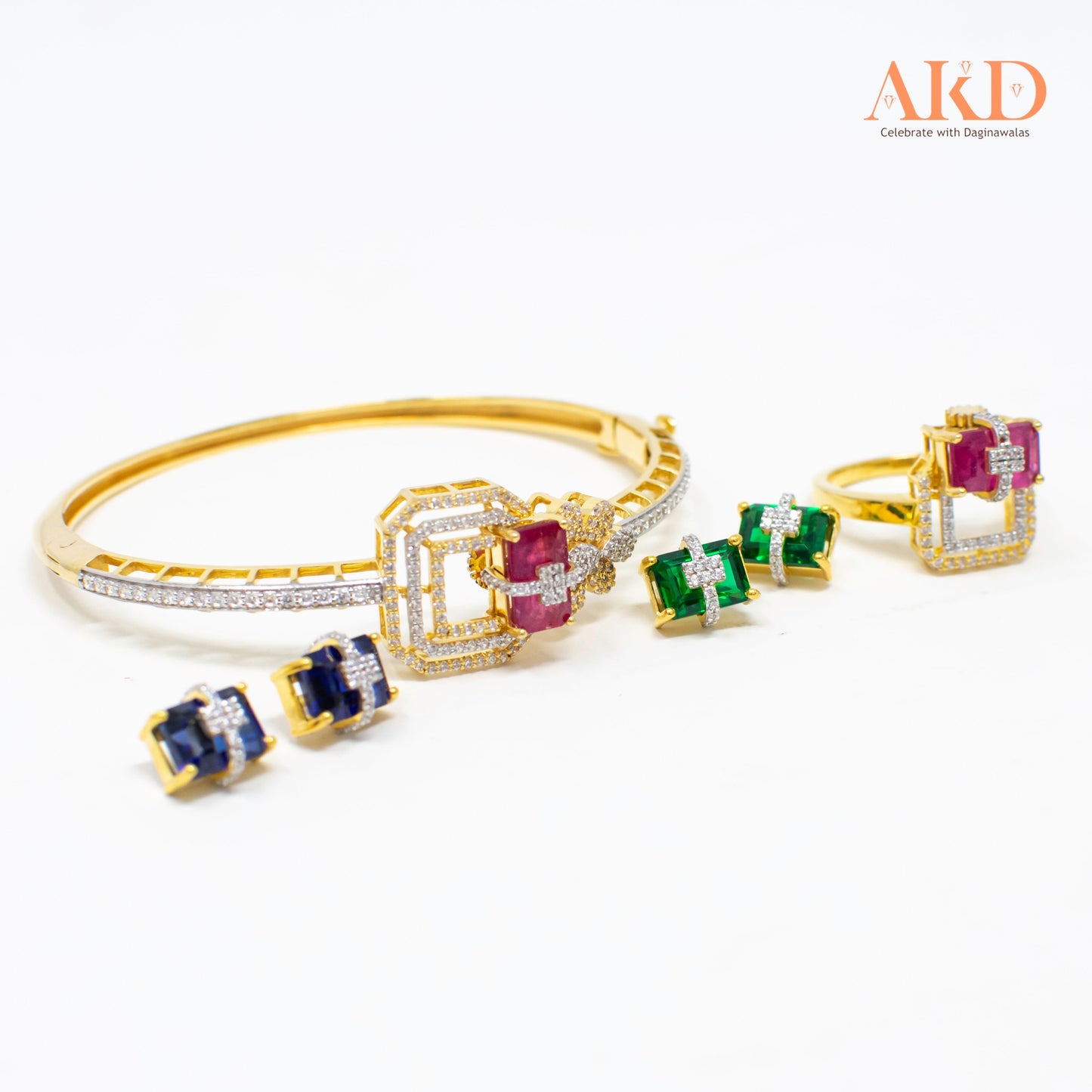 Bracelet- Cubic Zirconia 18K Gold
