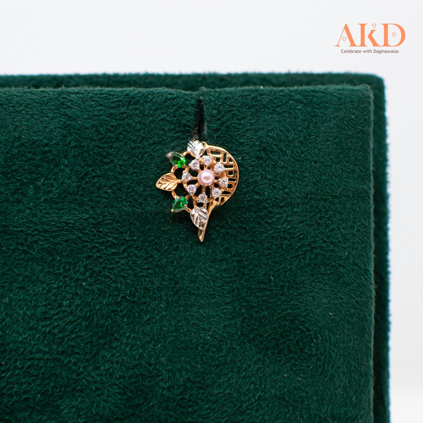 Pendal set- Cubic Zirconia 18K Gold