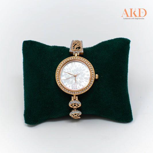 18K Watches with Cubic Zirconia