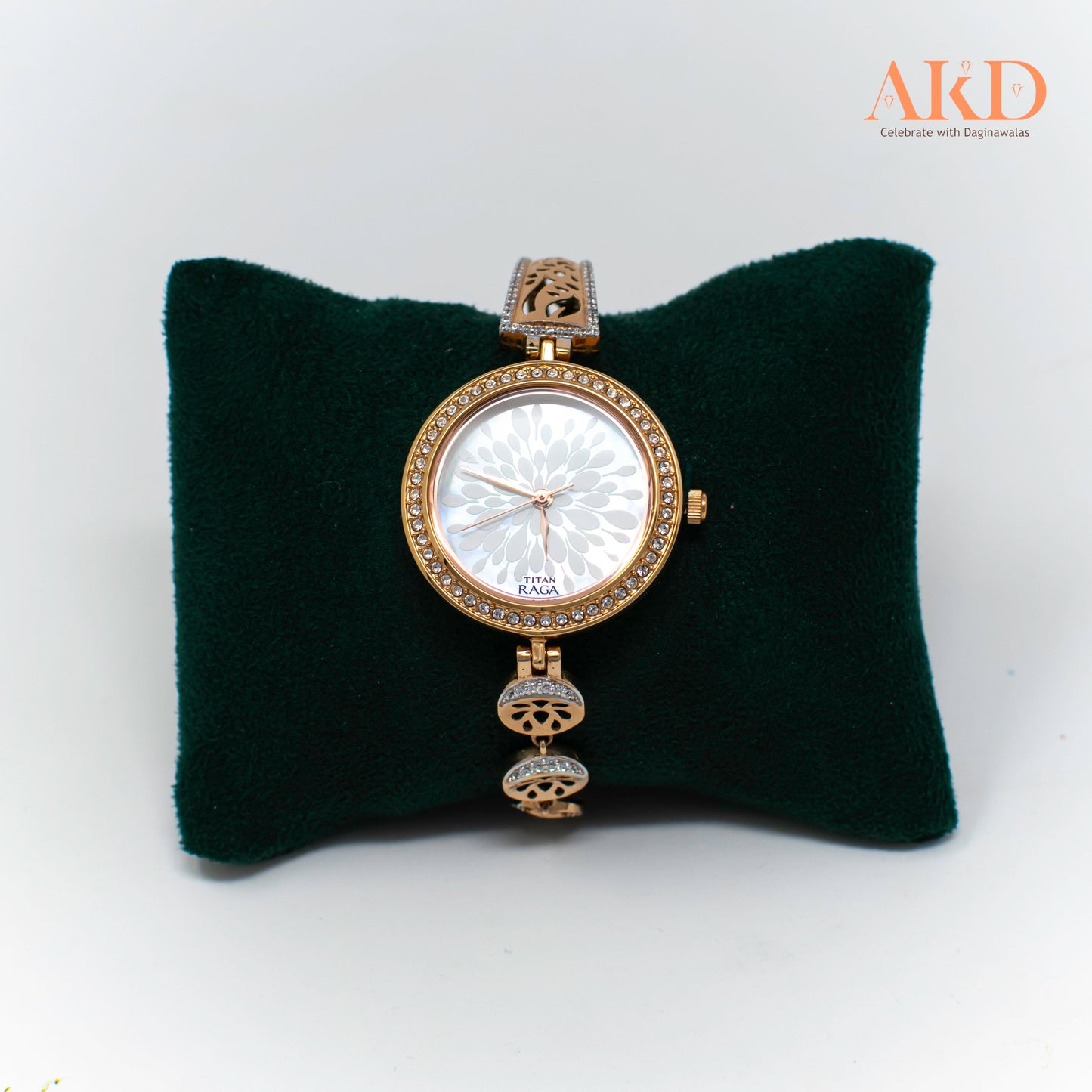 18K Watches with Cubic Zirconia