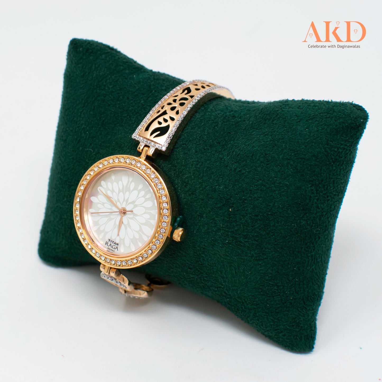 18K Watches with Cubic Zirconia