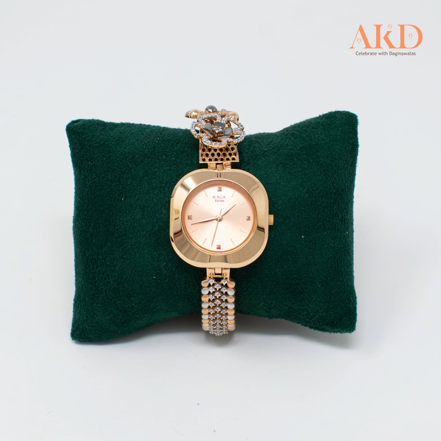 18K Watches with Cubic Zirconia