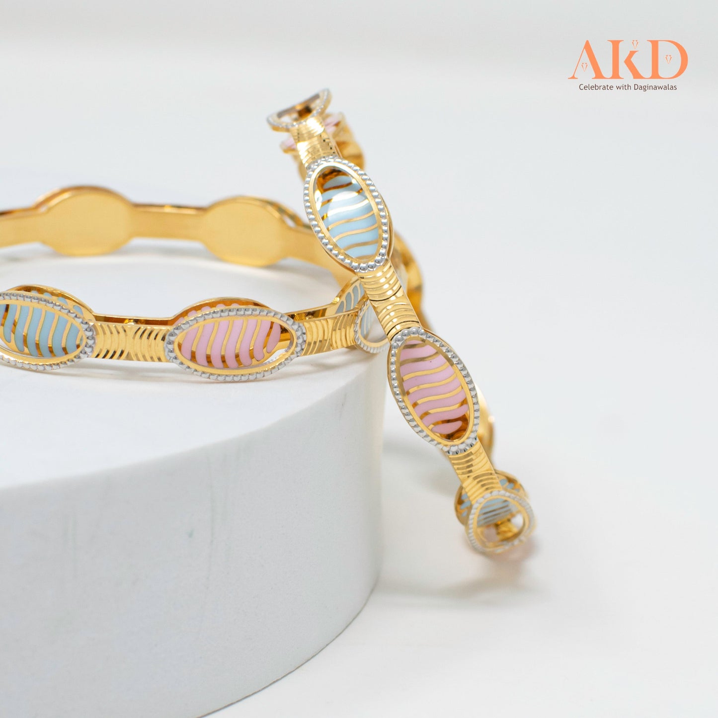 Bangles- Plain Gold 91.6 (22K)