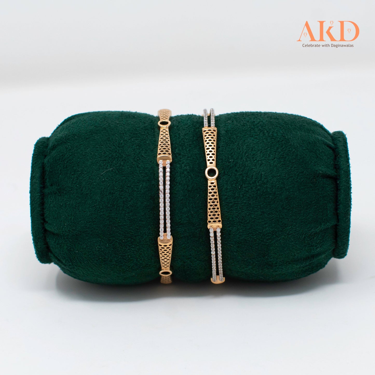 Bangles- Cubic Zirconia 18K Gold