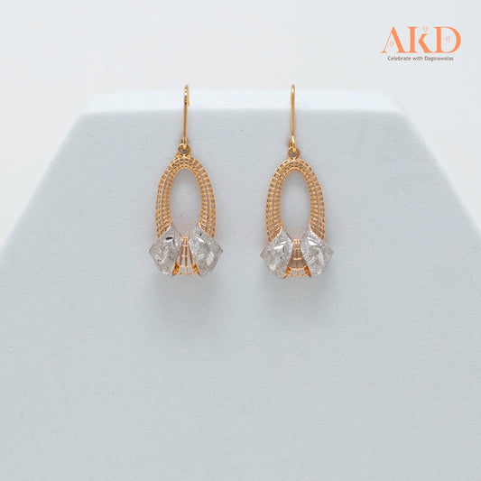 Earring- Plain Gold 18K Gold