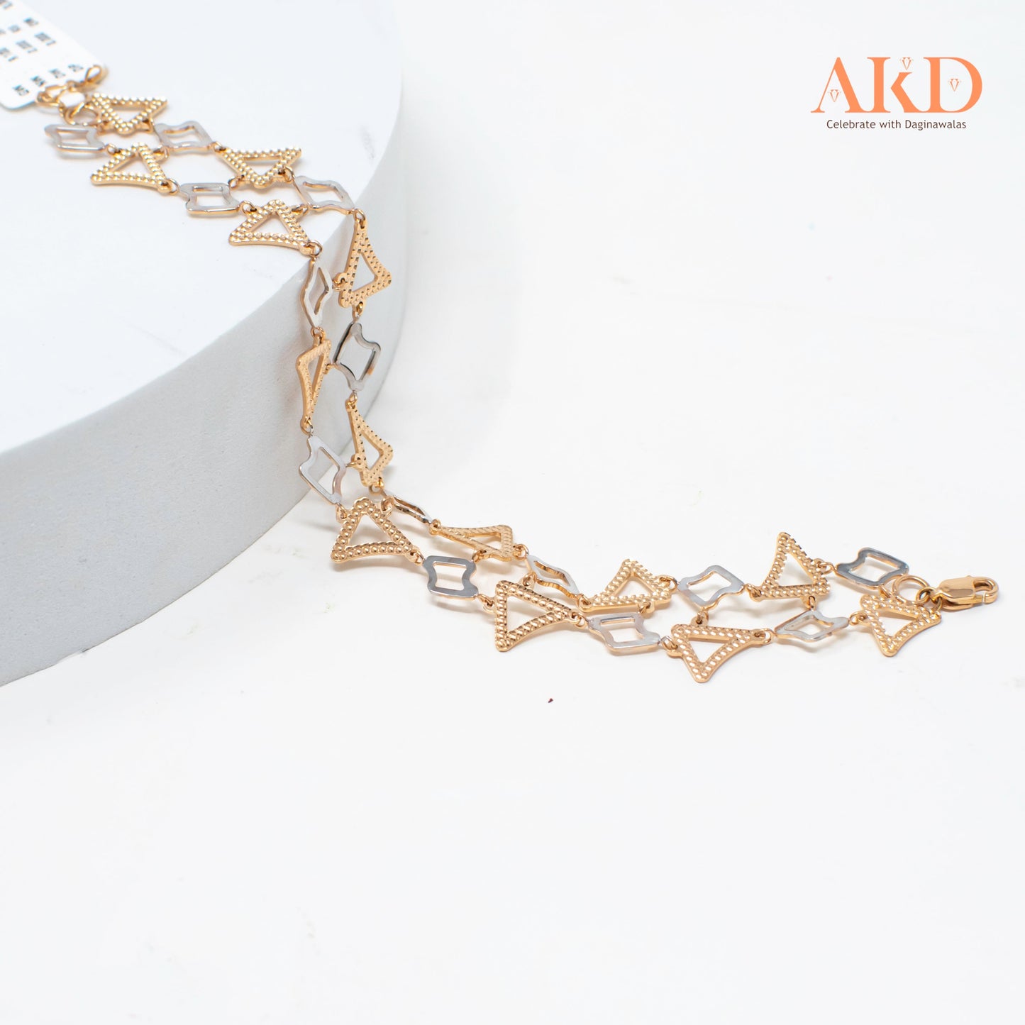 Bracelet- Plain Gold 18K Gold