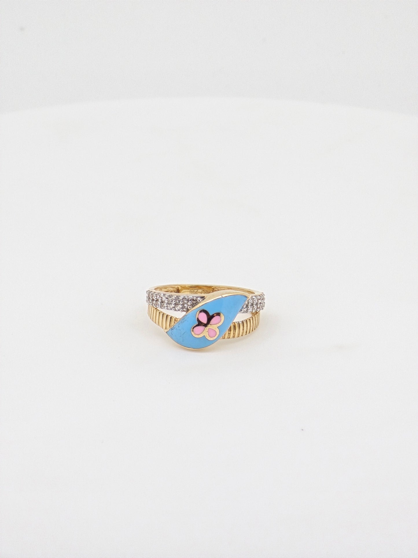 MINA CZ RING 18K MEHTA-RG86-1