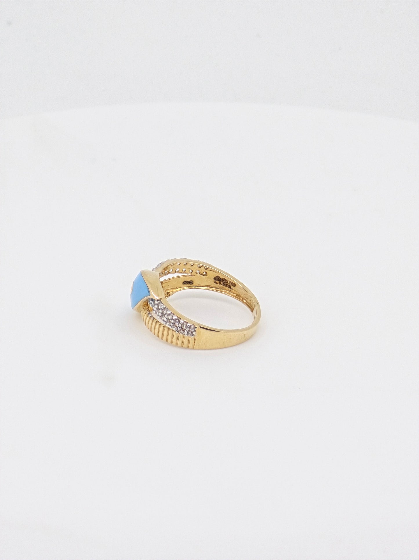 MINA CZ RING 18K MEHTA-RG86-1