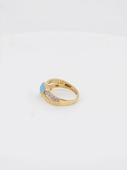 MINA CZ RING 18K MEHTA-RG86-1