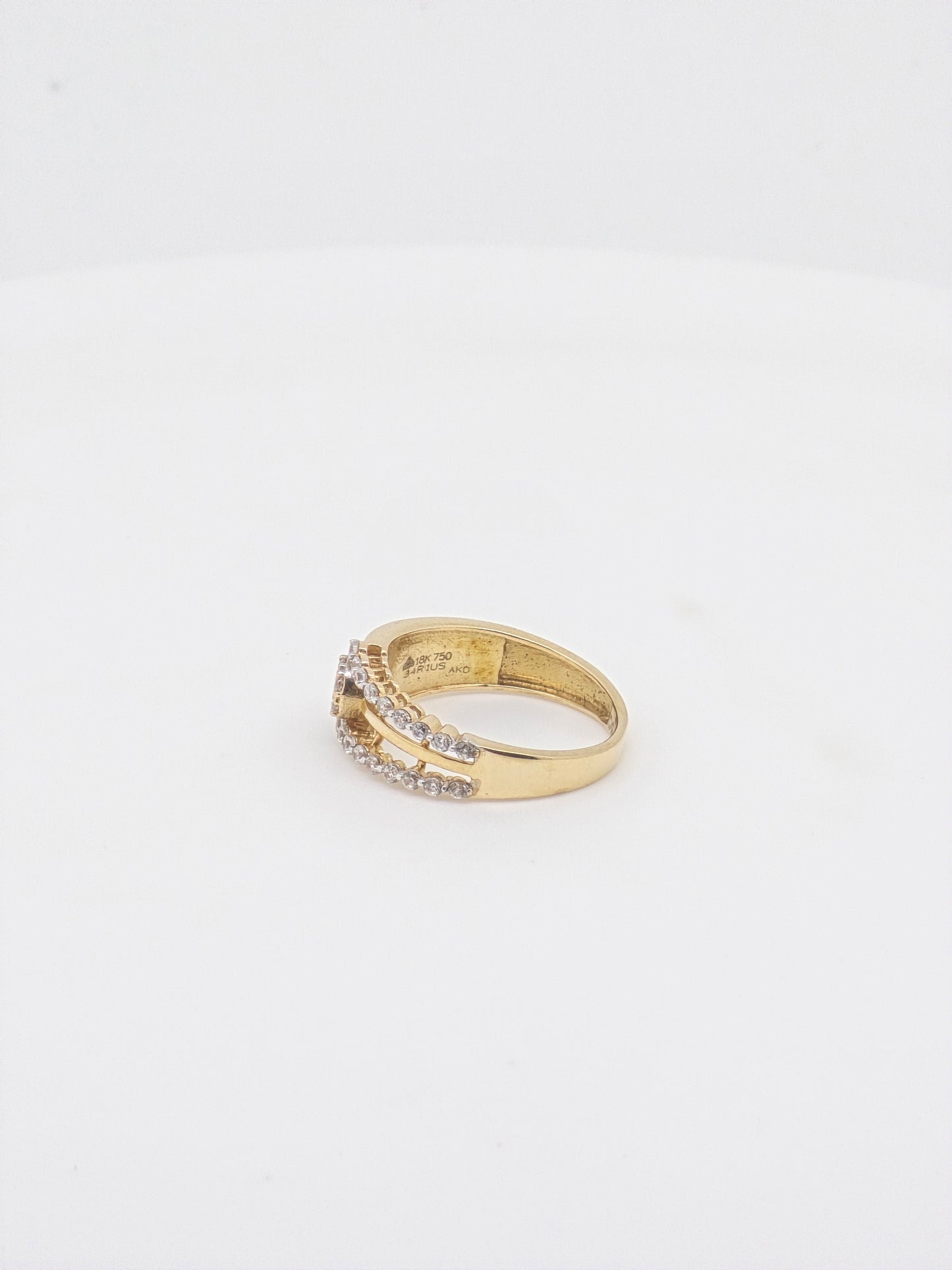 MINA CZ RING 18K MEHTA-RG86-5