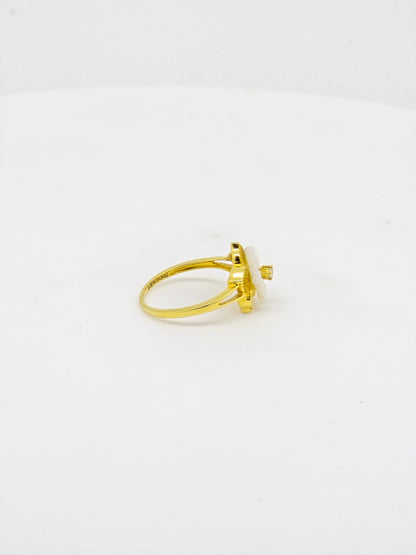 MOP RING 22K RAVN-MK2950