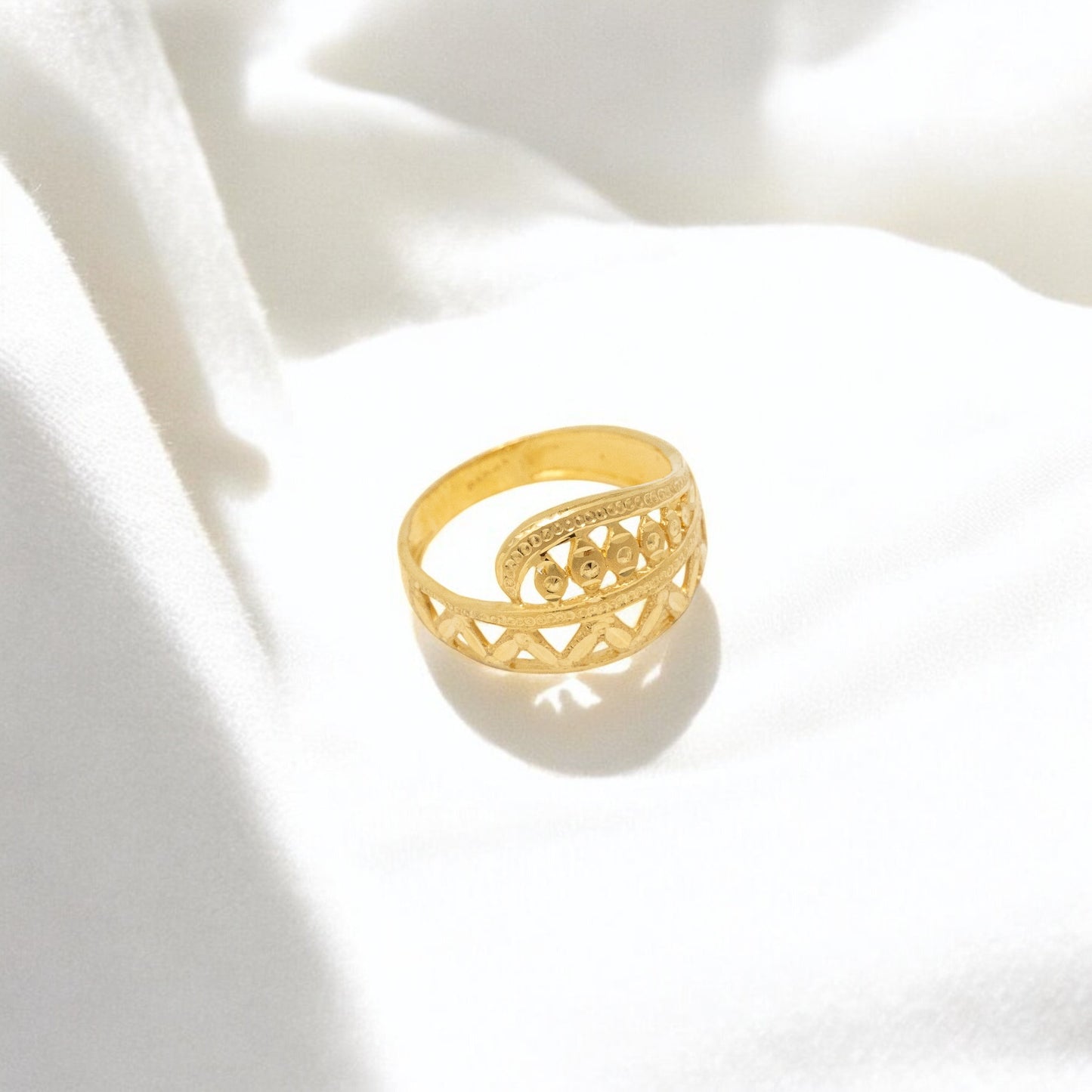 RING PLAIN GOLD 22K SONC18.5-137