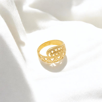 RING PLAIN GOLD 22K SONC18.5-137