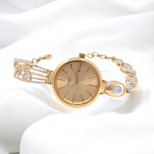 STUDDED WATCH 18K