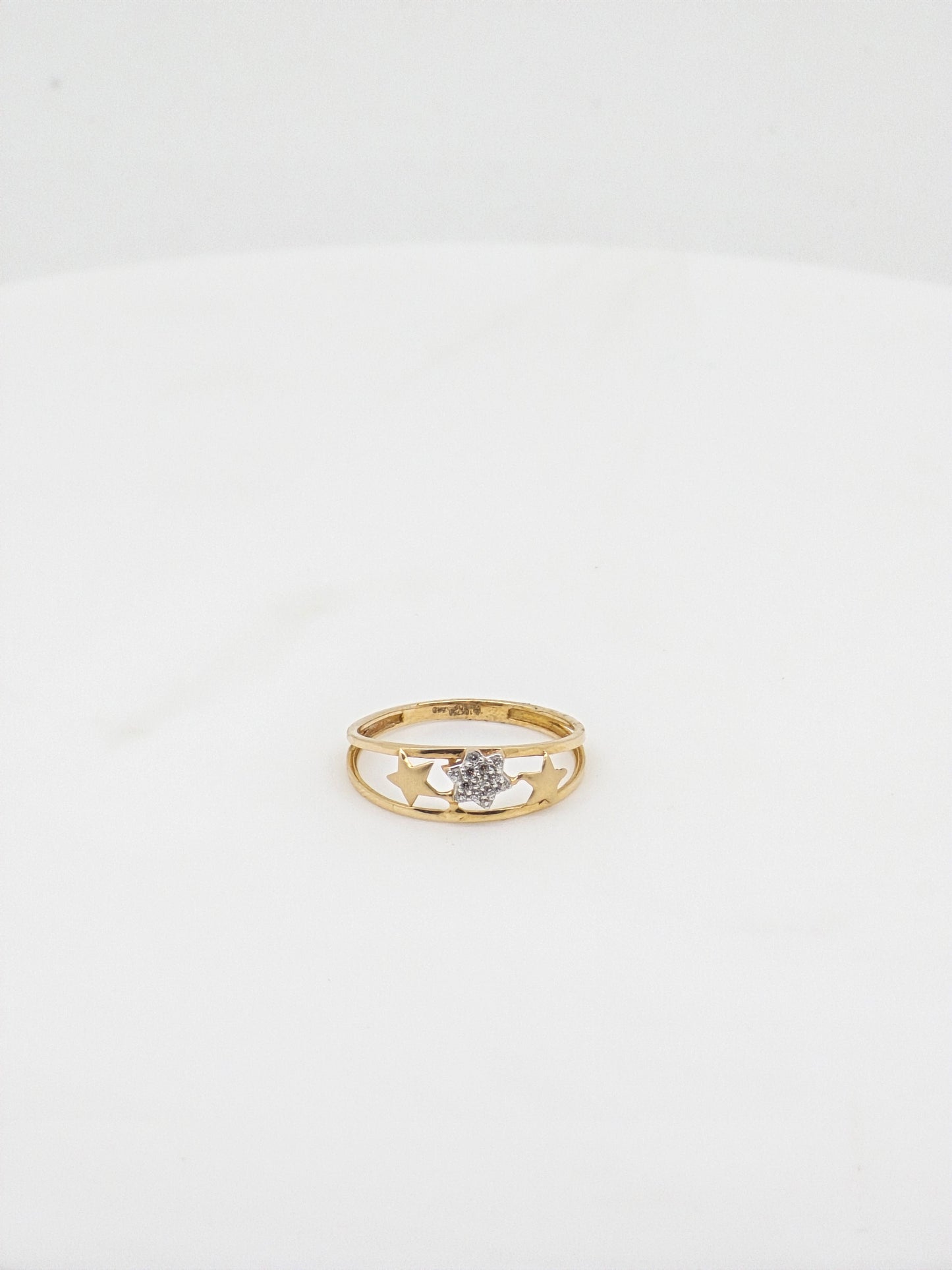 CZ RING 18K SRJ-RL-2728