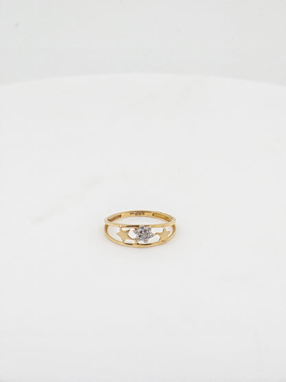 CZ RING 18K SRJ-RL-2728