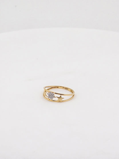 CZ RING 18K SRJ-RL-2728