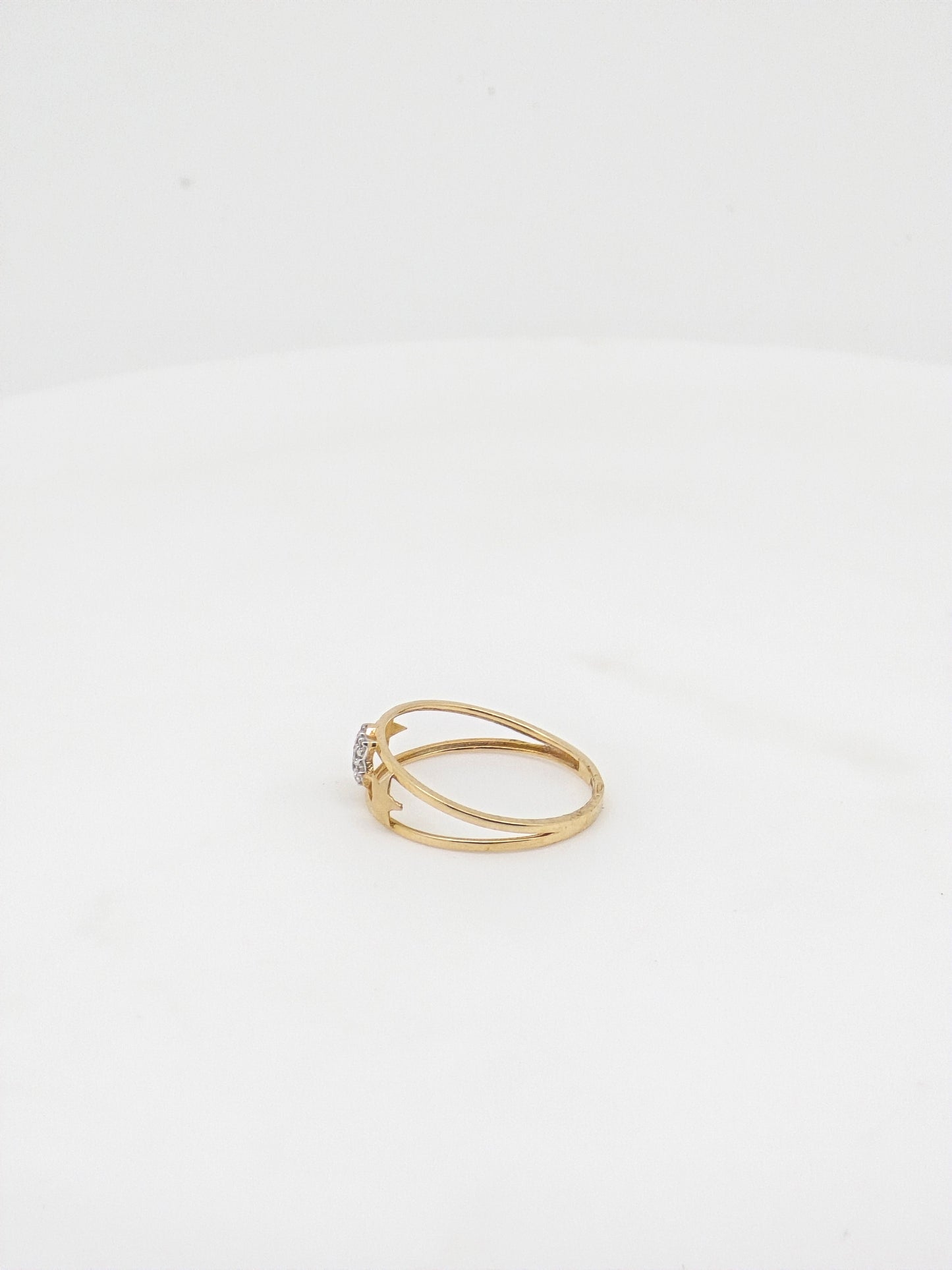 CZ RING 18K SRJ-RL-2728