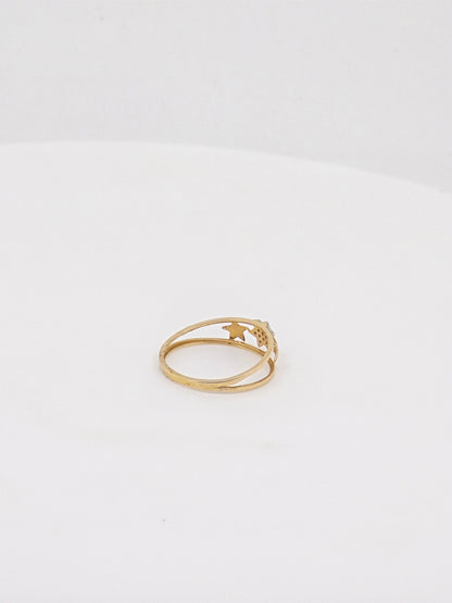 CZ RING 18K SRJ-RL-2728