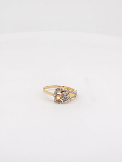 CZ RING 18K SRJ-RL-3499