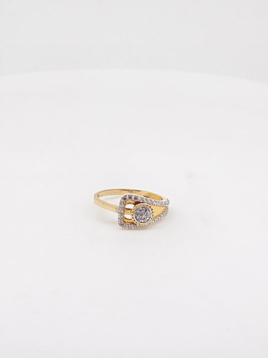 CZ RING 18K SRJ-RL-3499