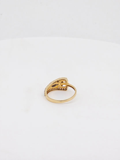 CZ RING 18K SRJ-RL-3499
