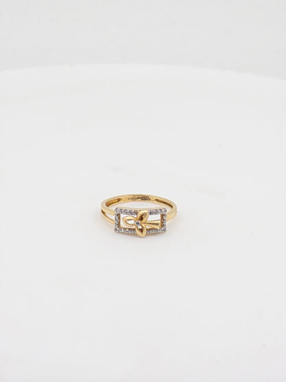 CZ RING 18K SRJ-LR-3703