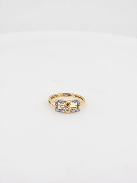 CZ RING 18K SRJ-LR-3703