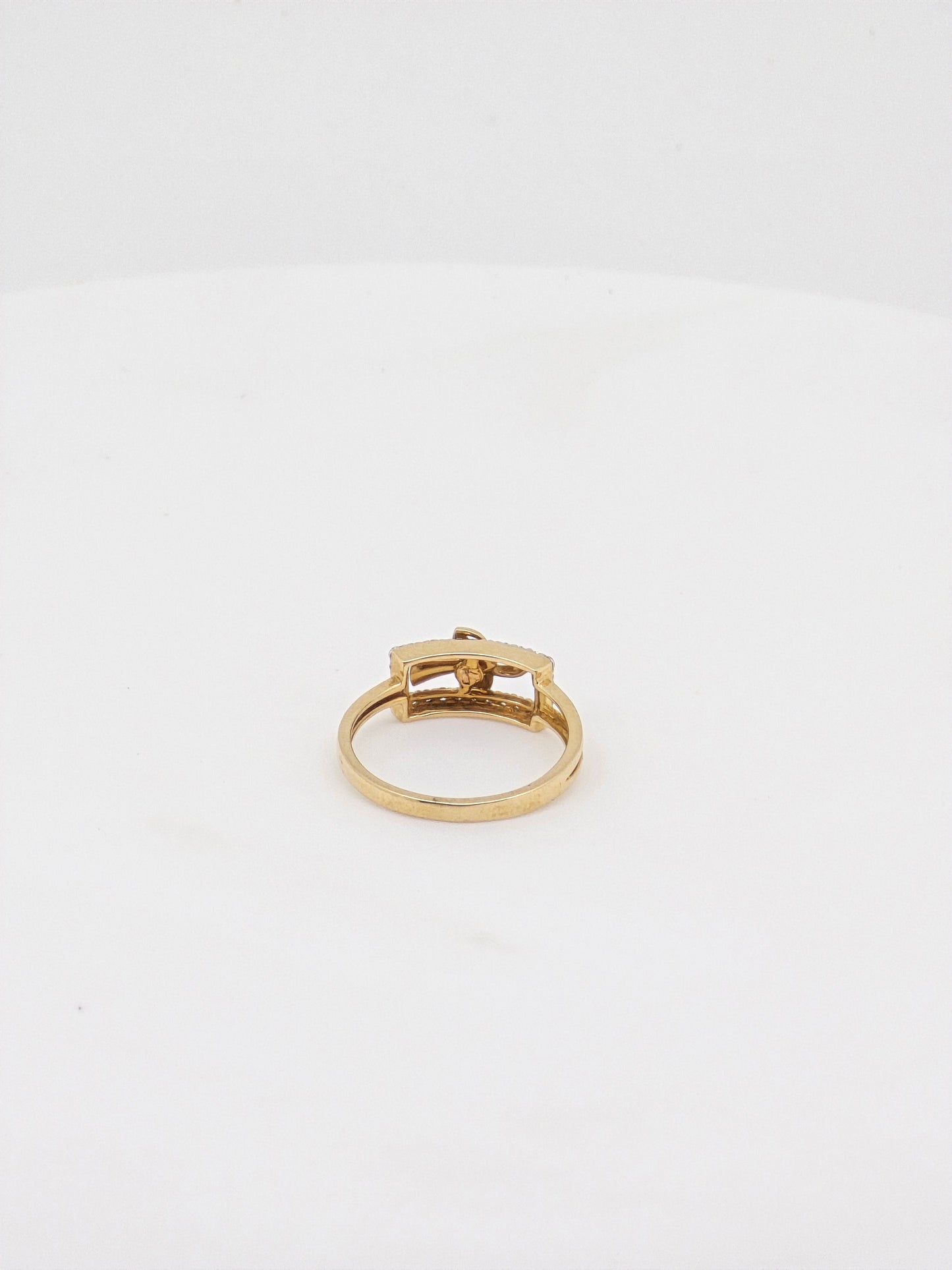 CZ RING 18K SRJ-LR-3703